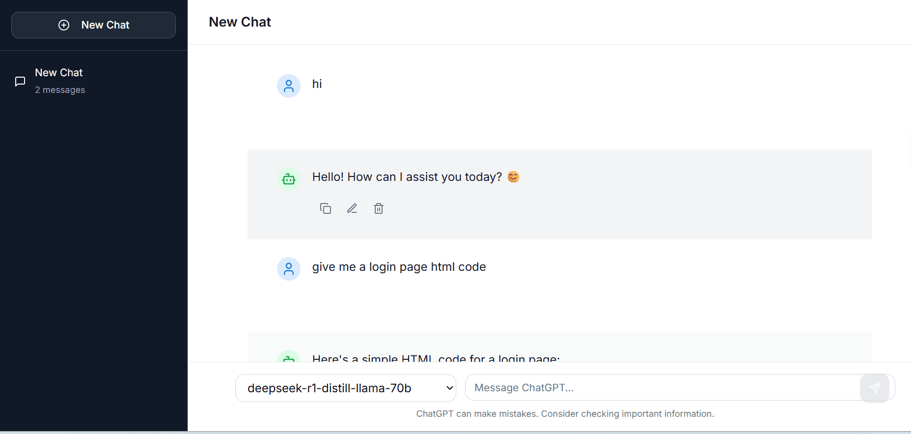 AI Chat Application